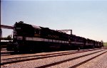 SOU 2809 sits at the fuel racks with other locos